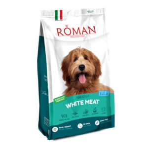 غذای خشک سگ بالغ کوچک رومن مدل گوشت سفید Roman وزن 1.5 کیلوگرم